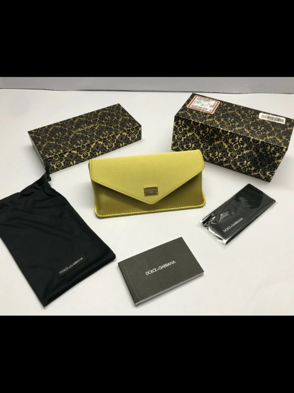 Dolce & Gabbana Limited Edition 5pc. Sunglass Case & Accessory Set - NEW